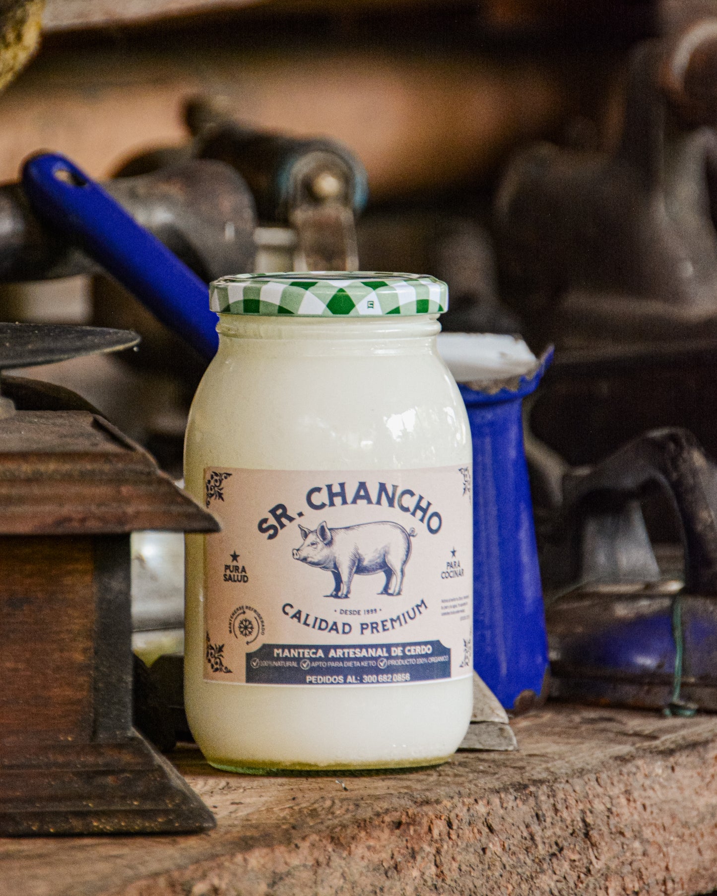 Manteca de cerdo Artesanal